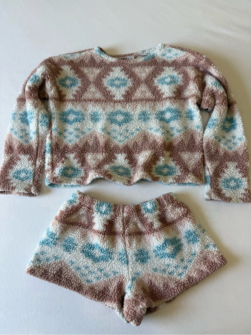 Sugar & Jade Cozy Fleece Pajama Set | Girls Size 10